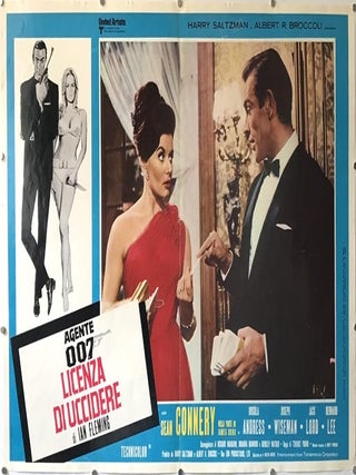 [Dr. No, United Artists, 1962] Agent 007 Licence to Kill. Poster collection.