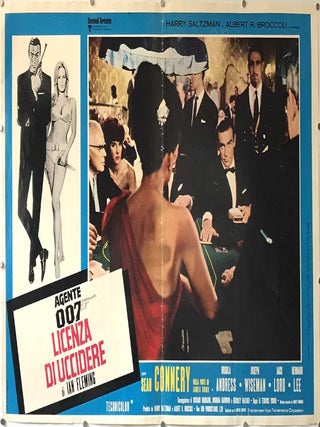 [Dr. No, United Artists, 1962] Agent 007 Licence to Kill. Poster collection.