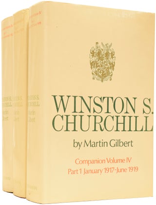 Item #64649 Winston S. Churchill: Volume IV Companion. Parts I, II, and III: January...