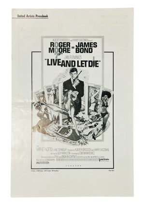 Item #64666 Live and Let Die [United Artists Pressbook]. Ian FLEMING, James Bond films