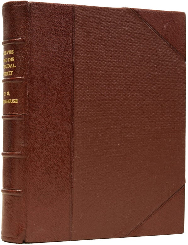 Item #64709 Jeeves and The Feudal Spirit. P. G WODEHOUSE, Pelham Grenville.