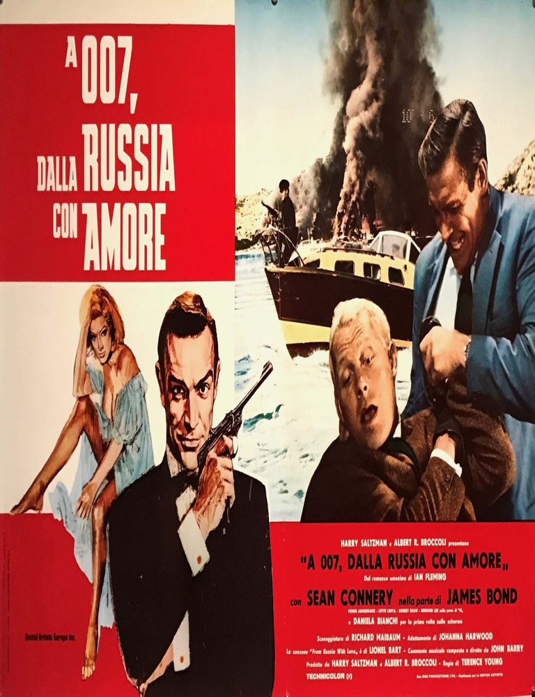 Item #64841 [From Russia With Love, United Artists, 1964] To 007, From Russia With Love. Poster collection. Ian - Promotional Material / Memorabilia FLEMING.