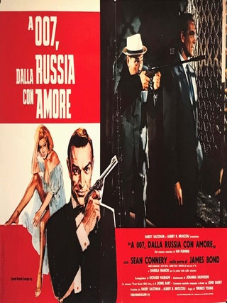 [From Russia With Love, United Artists, 1964] To 007, From Russia With Love. Poster collection.
