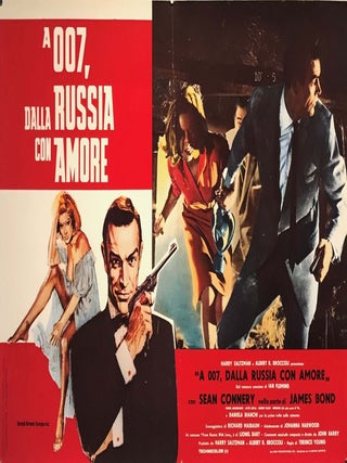 [From Russia With Love, United Artists, 1964] To 007, From Russia With Love. Poster collection.