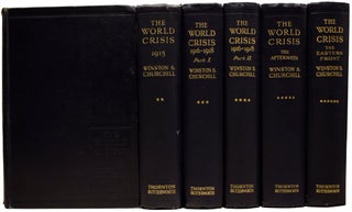 Item #65142 The World Crisis 1911-1918. [Complete in six volumes, including: 1911-1914; 1915;...