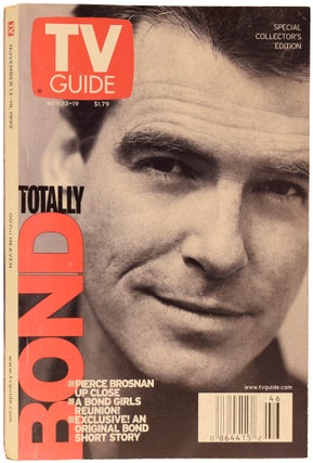 Item #65148 [James Bond] Live at Five. In 'TV Guide' Magazine. 13-19 Nov.1999. Raymond BENSON,...
