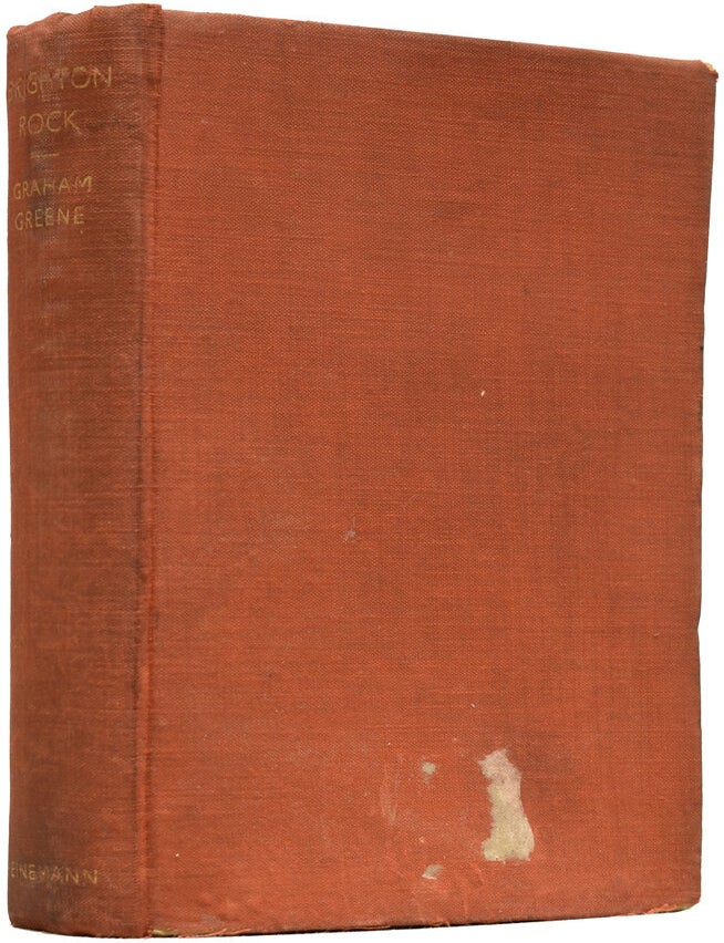 Item #65159 Brighton Rock. Graham GREENE.