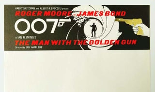 Item #65241 The Man With The Golden Gun. Production-headed notepaper. Ian FLEMING, James Bond films