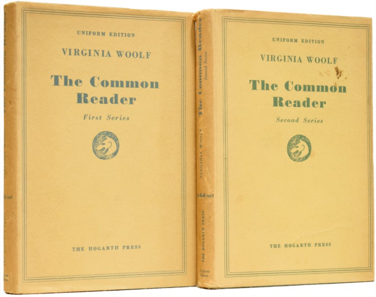 Item #65276 The Common Reader First Series and The Common Reader Second Series. Virginia WOOLF.