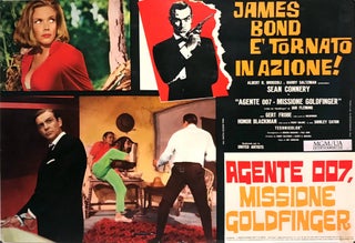 Item #65399 [Goldfinger, United Artists, 1964] Agent 007 Mission Goldfinger. Poster collection....