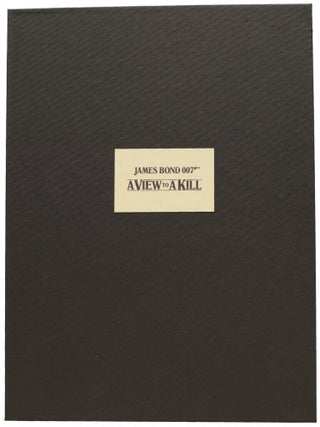 A View To A Kill [printed ephemera].
