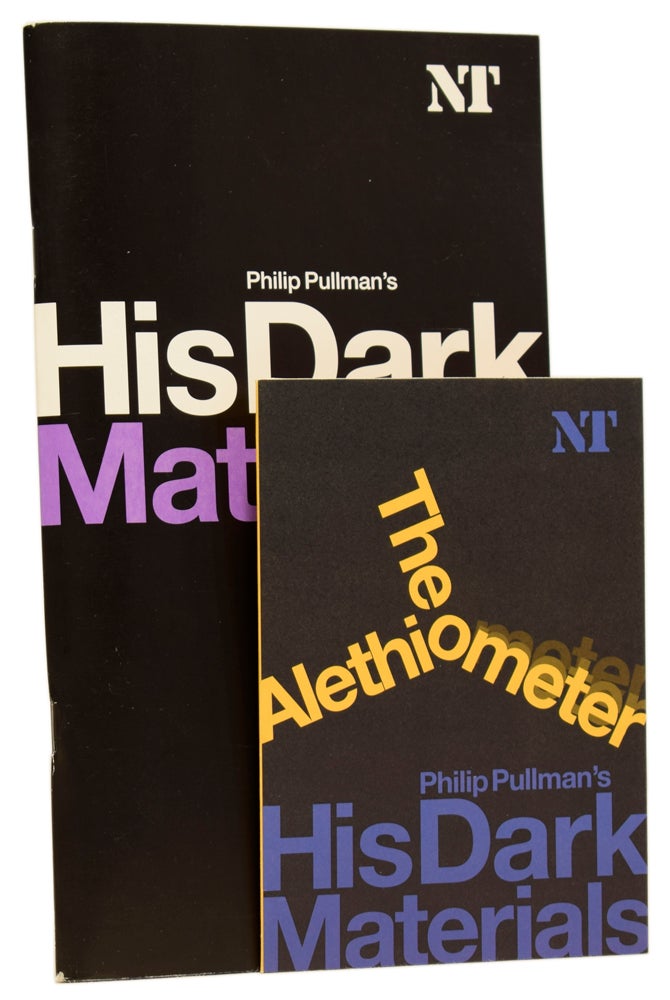 Item #65850 Stage Premiere of His Dark Materials: Parts One and Two [How To Read The Alethiometer]. Nicholas WRIGHT, Philip PULLMAN, born 1940, born 1946.