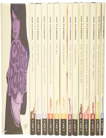 Item #65938 The Centenary Edition of Ian Fleming's James Bond Novels. [Casino Royale; Live and Let Die; Moonraker; Diamonds Are Forever; From Russia With Love; Dr. No; Goldfinger; For Your Eyes Only; Thunderball; The Spy Who loved Me; On Her Majesties Secret Service; You Only Live Twice; The Man with the Golden Gun; Octopussy and The Living Daylights]. Ian Lancaster FLEMING.