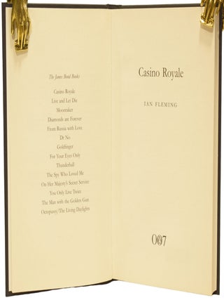 The Centenary Edition of Ian Fleming's James Bond Novels. [Casino Royale; Live and Let Die; Moonraker; Diamonds Are Forever; From Russia With Love; Dr. No; Goldfinger; For Your Eyes Only; Thunderball; The Spy Who loved Me; On Her Majesties Secret Service; You Only Live Twice; The Man with the Golden Gun; Octopussy and The Living Daylights].