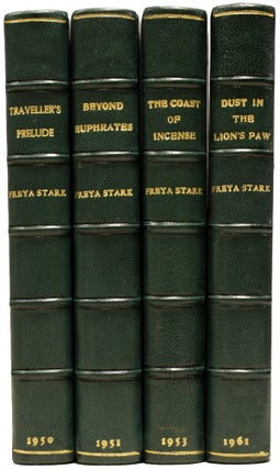 Traveller's Prelude; Beyond the Euphrates; The Coast of Incense; Dust in the Lion's Paw. [A Complete set of Freya Stark's four-volume Autobiography].