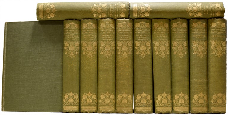 Item #66247 The Winchester Edition of the Novels [Works] of Jane Austen. The works include: Sense and Sensibility, Pride and Prejudice, Mansfield Park, Northanger Abbey, Persuasion, Emma, Lady Susan and The Watsons. Jane AUSTEN.