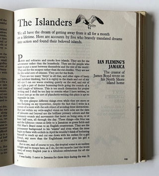 Item #66364 Contributes 'Ian Fleming's Jamaica' to House & Garden Weekend Book. Ian Lancaster...