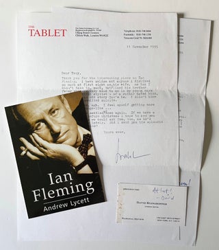 Item #66391 Ian Fleming. The Man Behind James Bond. Andrew LYCETT, born 1950