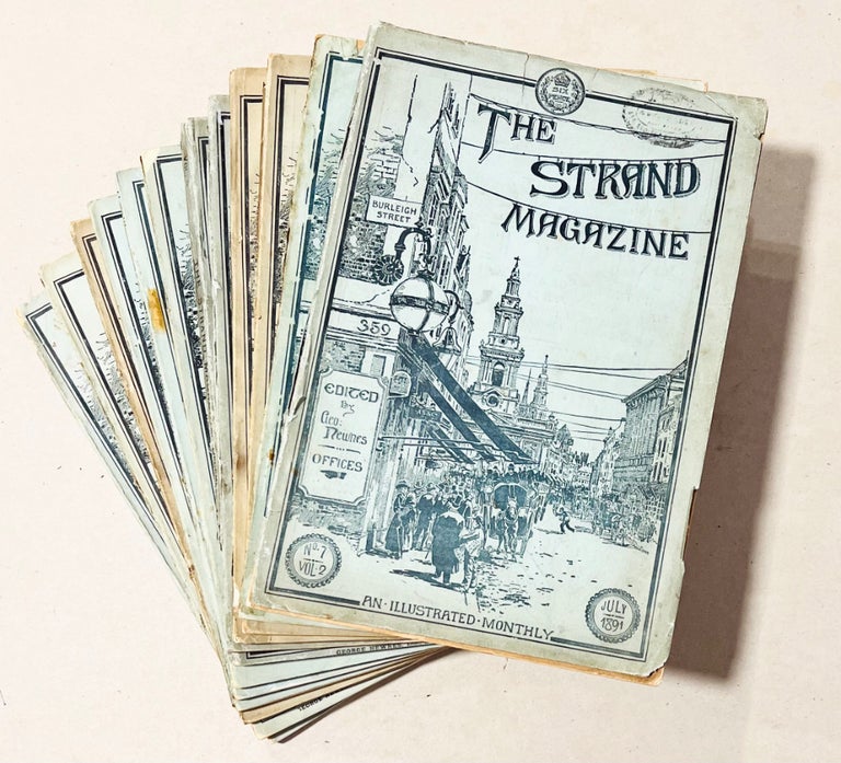 Item #66452 The Adventures of Sherlock Holmes In ORIGINAL INDIVIDUAL PARTS [Strand Magazine] July 1891 to June 1892. Arthur Conan DOYLE, Sir.