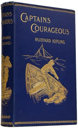 Item #66460 Captains Courageous. A Story of the Grand Banks. Rudyard KIPLING, illustr. I. W. TABER