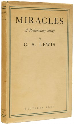 Item #66489 Miracles. A Preliminary Study. C. S. LEWIS