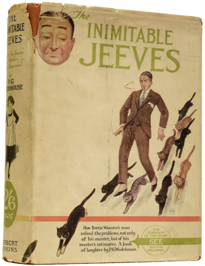 Item #66492 The Inimitable Jeeves. P. G WODEHOUSE, Pelham Grenville.