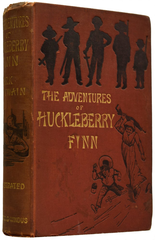 Item #66515 The Adventures of Huckleberry Finn. (Tom Sawyer's Comrade). Mark TWAIN, Samuel Langhorne CLEMENS, pseudonym, E. W. KEMBLE.