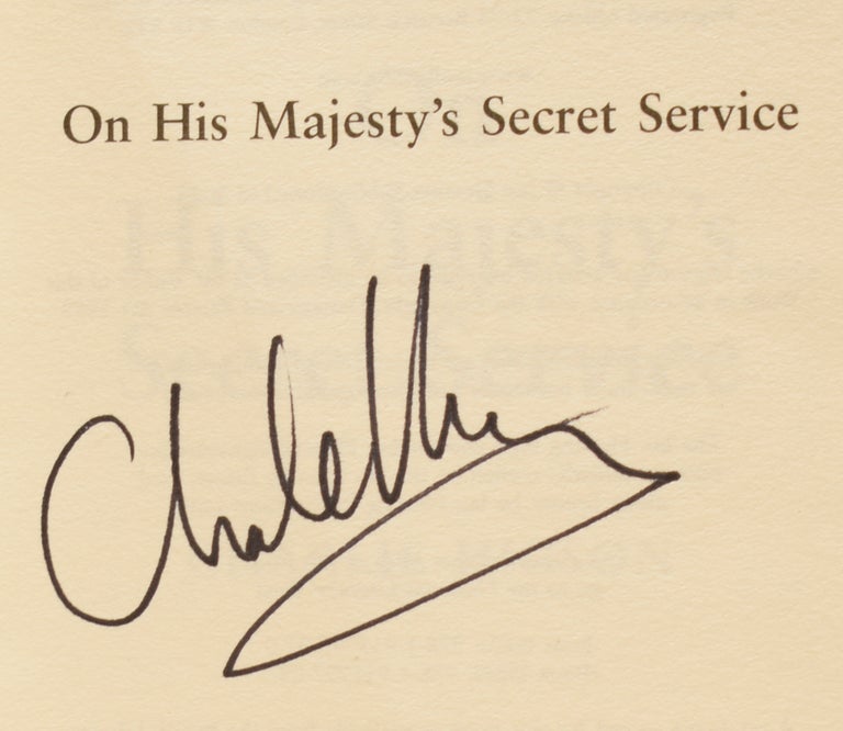 Item #66526 On His Majesty's Secret Service. Charlie HIGSON, born 1958.