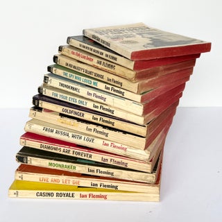 Item #66562 Ian Fleming's James Bond novels. Complete set of Signet paperbacks. Comprising:...