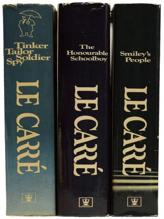[Smiley vs Karla trilogy] Tinker, Tailor, Soldier, Spy, [together with]; The Honourable Schoolboy and Smiley's People.