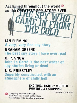 The Spy Who Came In From The Cold, with four other volumes featuring supporting quotes by Ian Fleming.