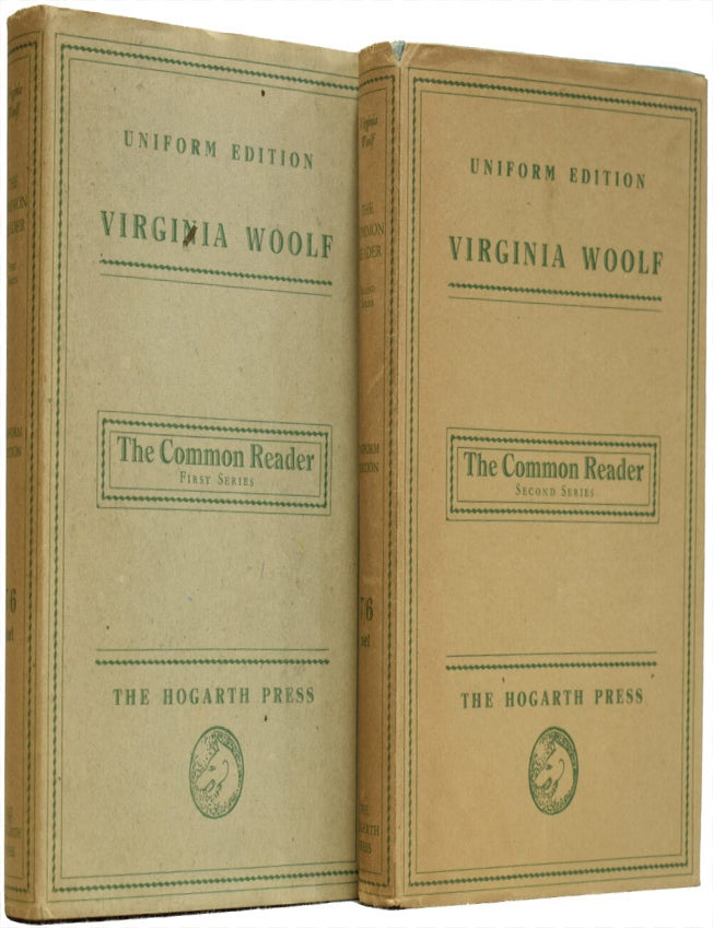 Item #66714 The Common Reader First and Second Series. Virginia WOOLF.