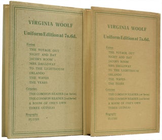 The Common Reader First and Second Series.