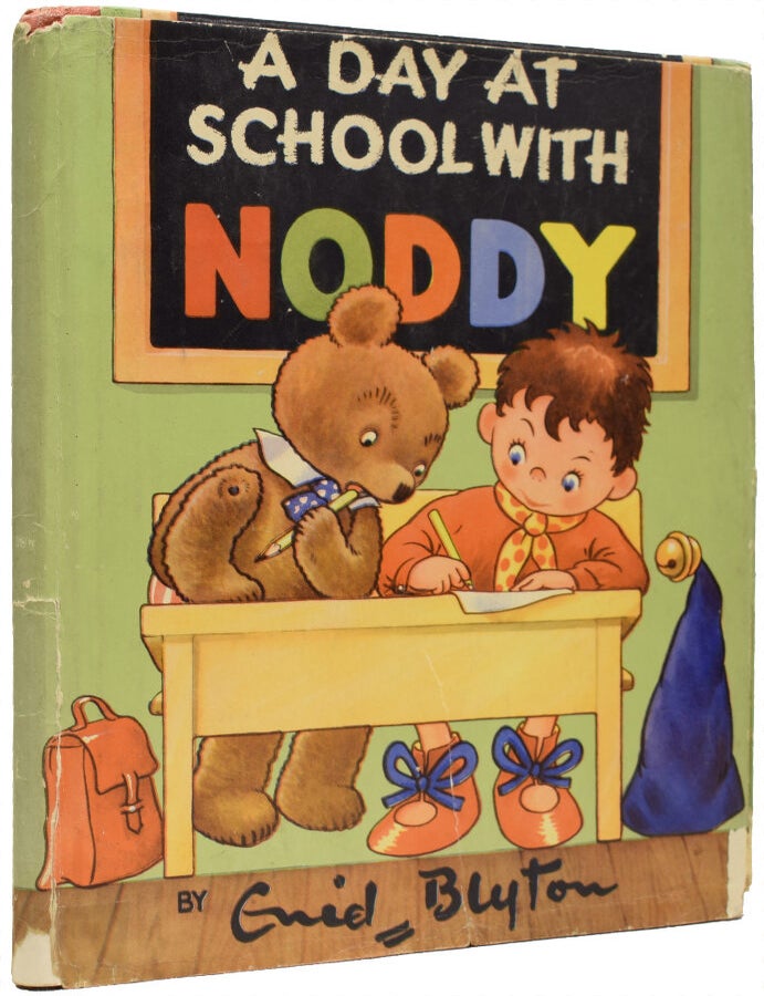 Item #66759 A Day at School with Noddy. Enid BLYTON.