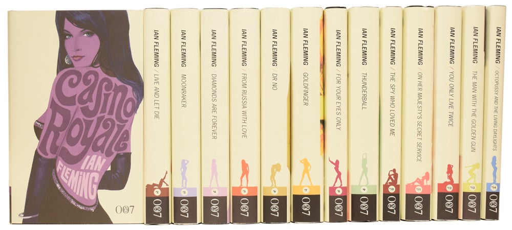 The Centenary Edition of Ian Fleming's James Bond Novels. Casino Royale;  Live and Let Die; Moonraker; Diamonds Are Forever; From Russia With Love;  Dr. 