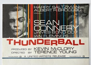 Item #66824 Thunderball. Production-headed notepaper. Ian FLEMING, James Bond films