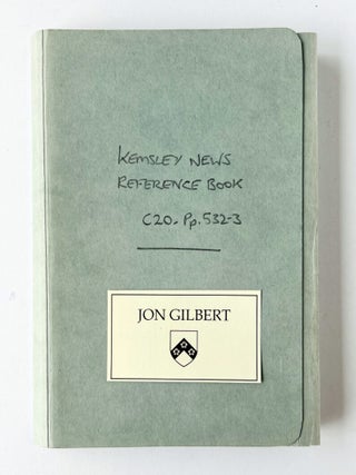 The Organisation of a Foreign News Service [Kemsley Newspapers Reference Book].