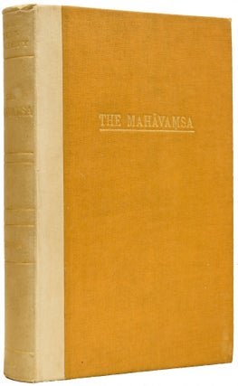 Item #67248 The Mahavamsa, or, The Great Chronicle of Ceylon. Pali Text Society. Wilhelm GEIGER,...