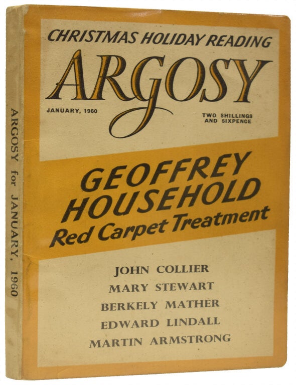 Item #67359 Contribute 'Red Carpet Treatment' and 'Ski Test' to 'Argosy' magazine January 1960. Geoffrey HOUSEHOLD, Berkely MATHER.