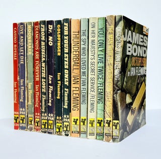 Item #67411 Complete Paperback First Editions of Ian Fleming's James Bond Novels....