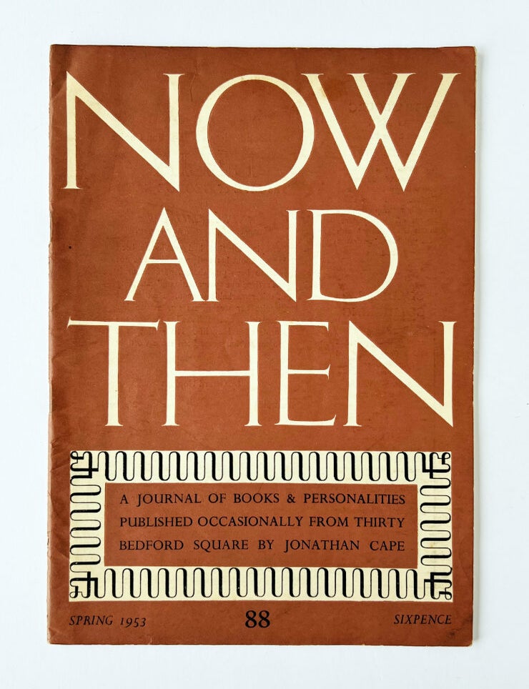 Item #67495 'Casino Royale' advert within 'Now and Then' Magazine. No. 88, Spring 1953. Ian / Bondiana FLEMING.