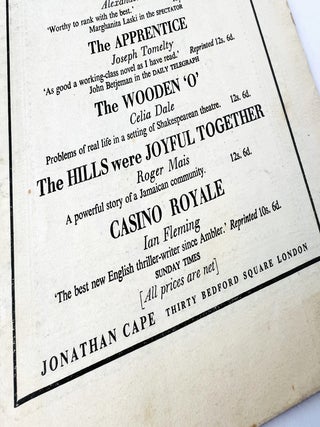 'Casino Royale' advert within 'Now and Then' Magazine. No. 88, Spring 1953.