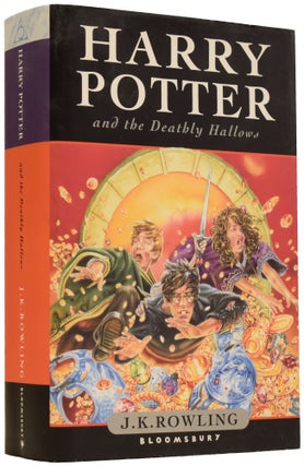 Item #67613 Harry Potter and the The Deathly Hallows. J. K. ROWLING, born 1965, Jason COCKCROFT