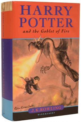 Item #67751 Harry Potter and the Goblet of Fire. J. K. ROWLING, born 1965, Giles GREENFIELD