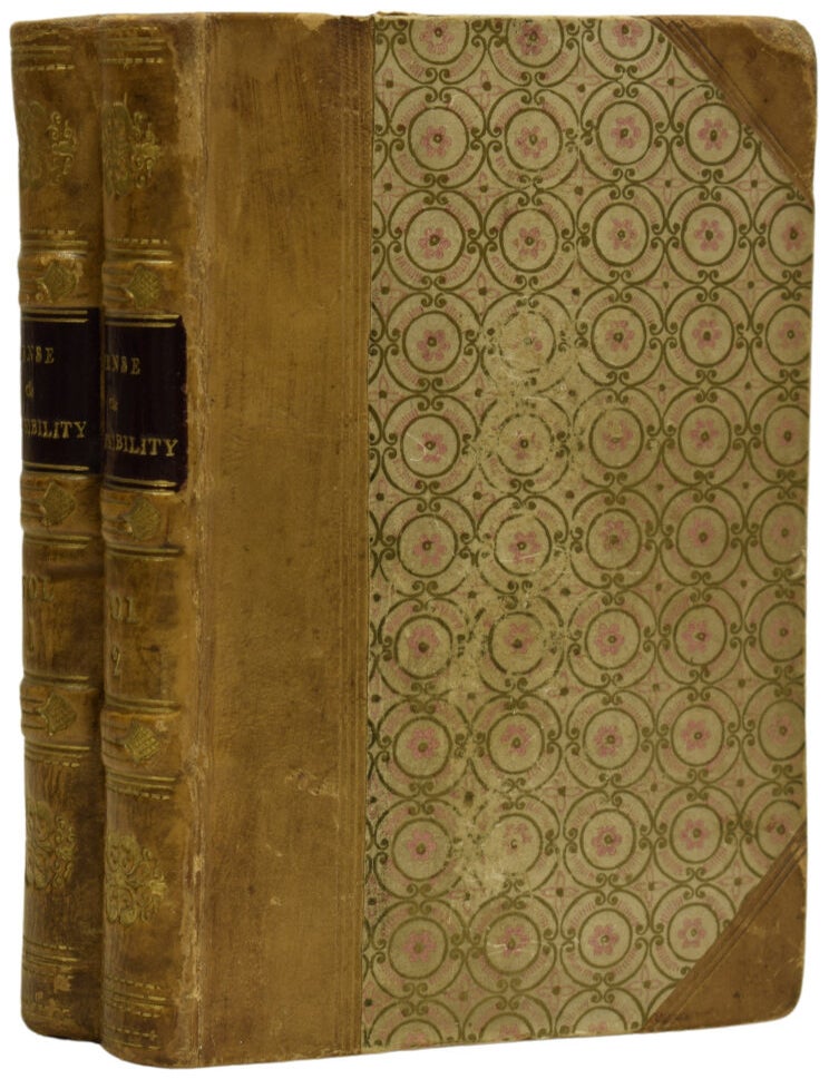 Item #67766 Sense and Sensibility. A Novel. Jane AUSTEN.