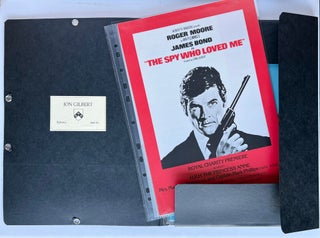 Item #67816 The Spy Who Loved Me [printed ephemera]. Ian Lancaster FLEMING