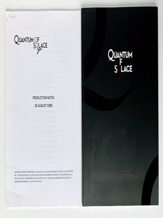 Quantum of Solace [printed ephemera].