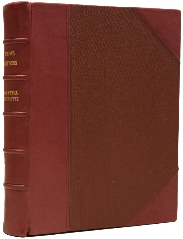 Item #67906 Dumb Witness [Hercule Poirot]. Agatha CHRISTIE, Dame.