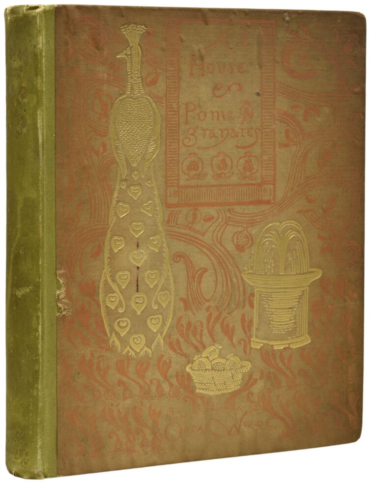 Item #68024 The House of Pomegranates. The Design and Decoration of this Book by C. Ricketts and Ch. Shannon. RICKETTS, SHANNON, Oscar WILDE.