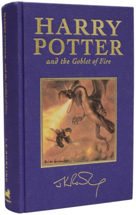 Item #68068 Harry Potter and the Goblet of Fire. J. K. ROWLING, born 1965